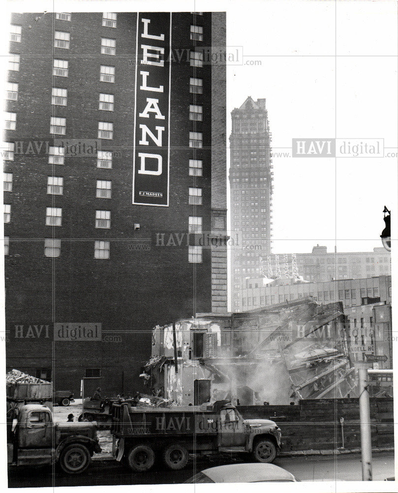 1961 Press Photo LELAND BRINK'S BUILDING - Historic Images