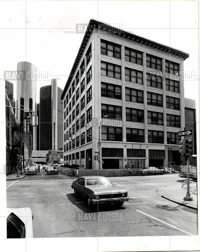 1977 Press Photo Boyer Building First GM Headquarters - Historic Images