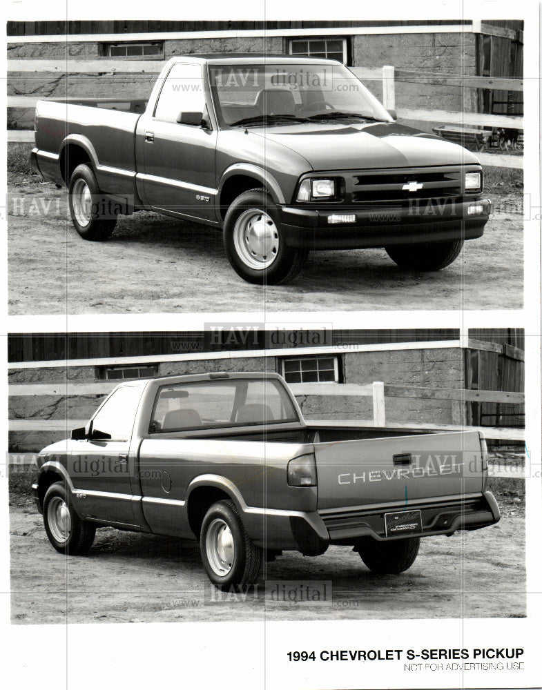 1993 Press Photo Chevrolet S10 1994 - Historic Images