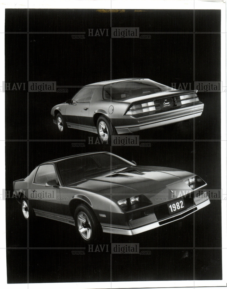1982 Press Photo CHEVROLET'S 1982 CAMARO - Historic Images