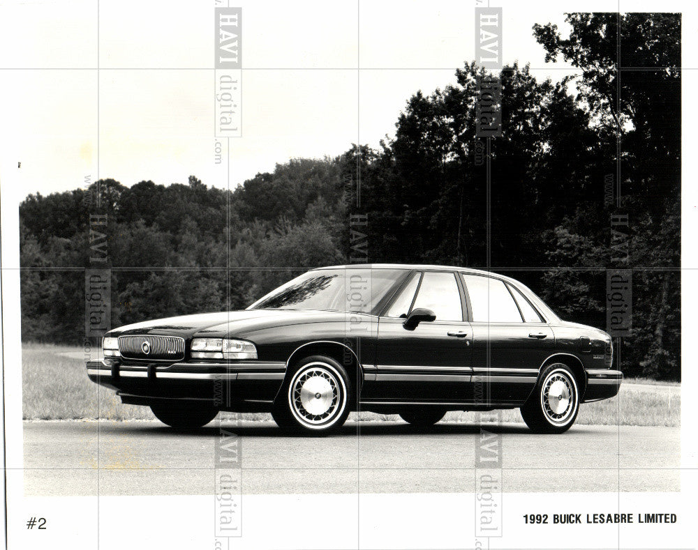 1991 Press Photo 1992 BUICK LESABRE LIMITED - Historic Images