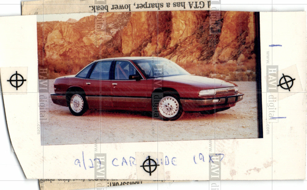 1990 Press Photo Buick Regal Sedan car - Historic Images