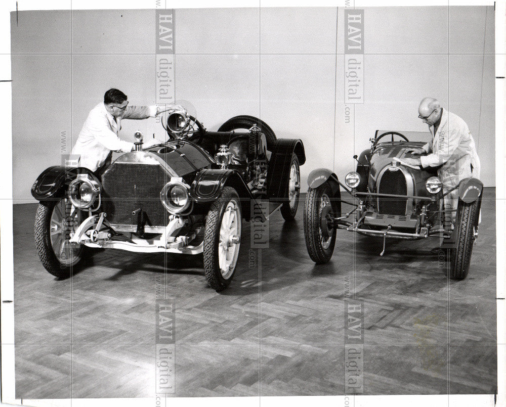 1958 Press Photo Two old time racers - Historic Images