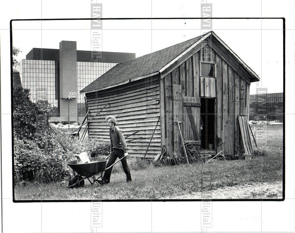 1982 Press Photo old granary sean dey farm - Historic Images