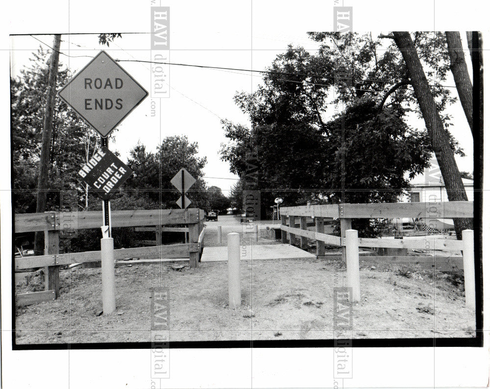 1990 Press Photo Bridge - Historic Images