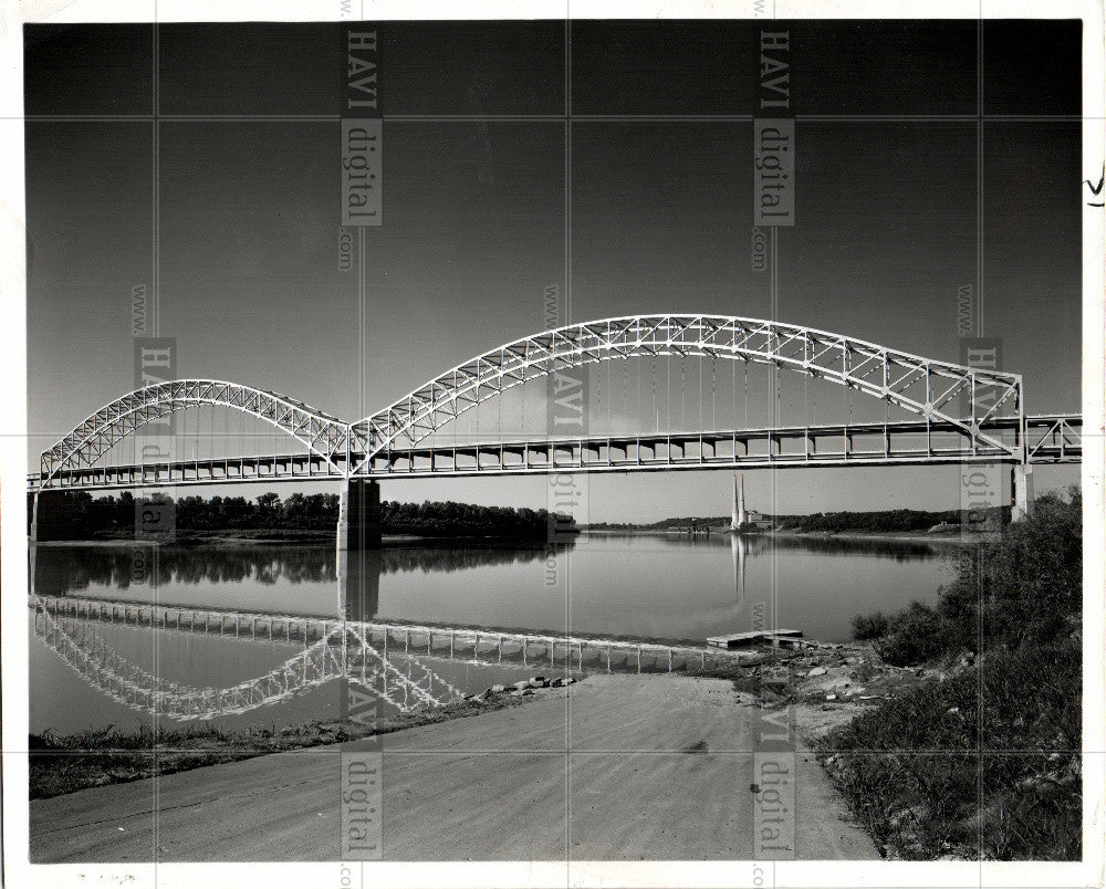 1962 Press Photo Bridge - Historic Images