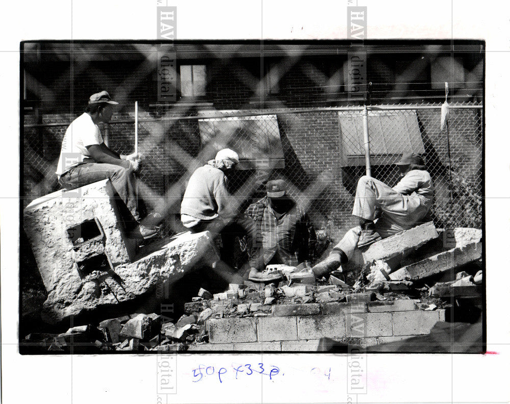 1990 Press Photo Brewster Douglass housing Project - Historic Images