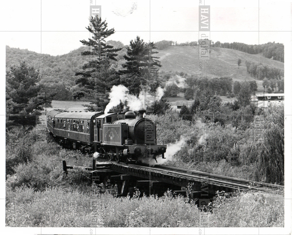 1978 Press Photo Boyne City Railroad - Historic Images