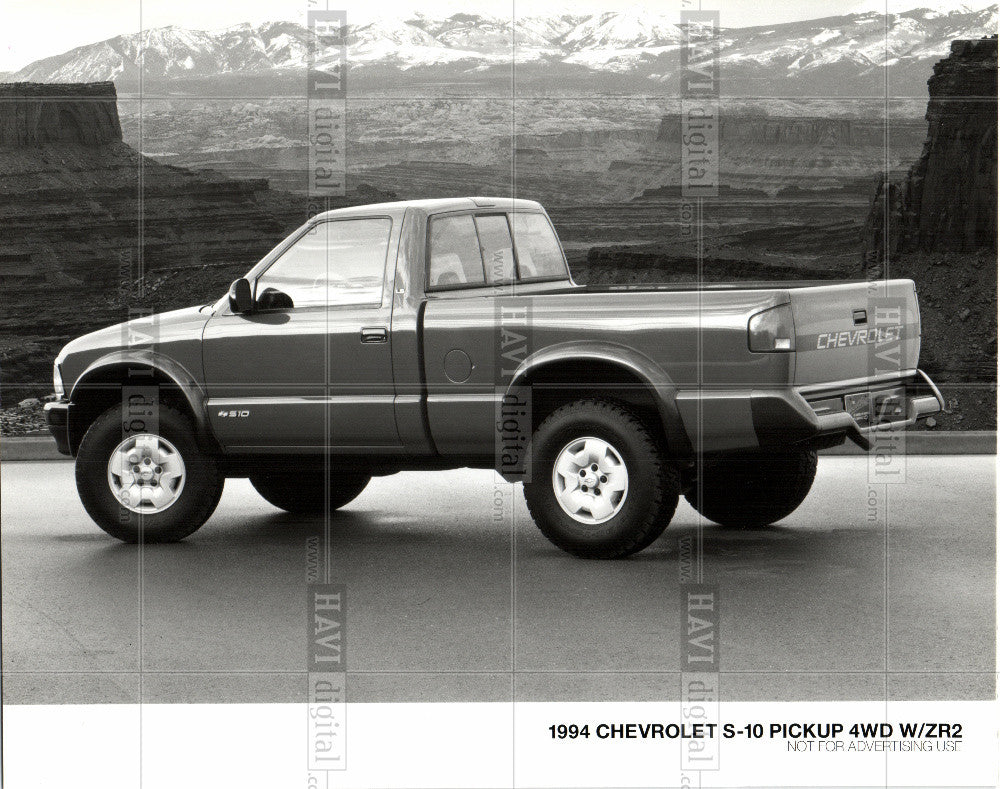 1994 Press Photo 1994 Chevrolet S-10 Pickup 4wd - Historic Images