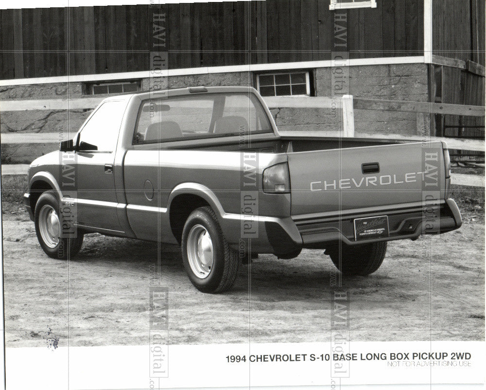 Press Photo 1994 Chevrolet S-10 Base Long Box Pick - Historic Images