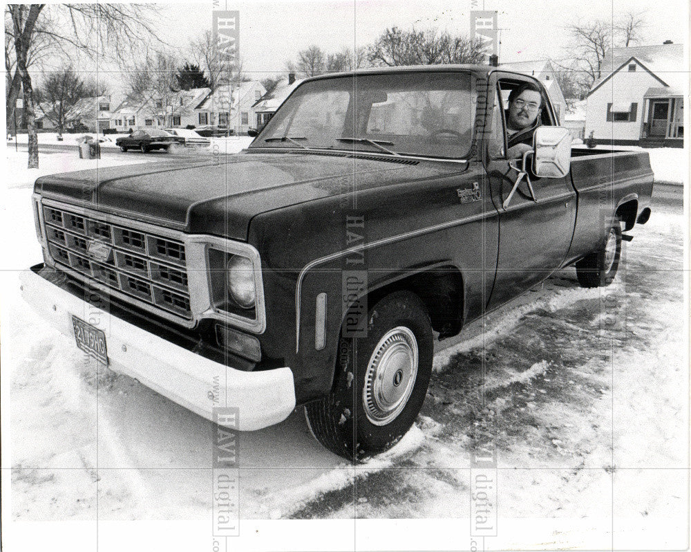 1978 Press Photo Thomas chelbo, chevrolet trucks - Historic Images