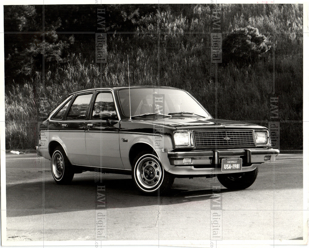 1981 Press Photo Chevy Chevette for 1981 - Historic Images