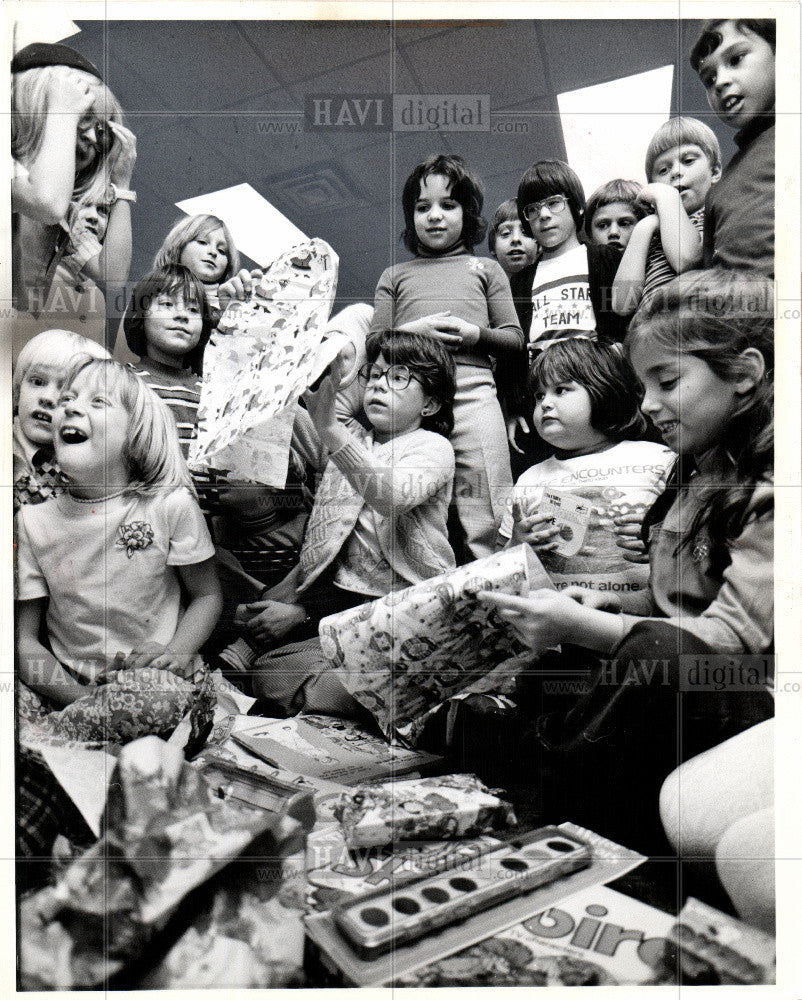 1978 Press Photo THE YOUNGSTERS CHRISTMAS - Historic Images