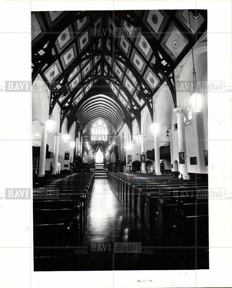 1972 Press Photo Christ Episcopal Church Grosse Pointe - Historic Images