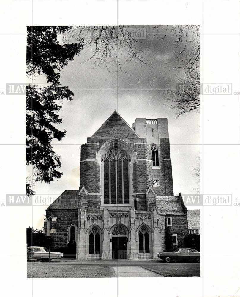 1977 Press Photo Christ Church chruch - Historic Images