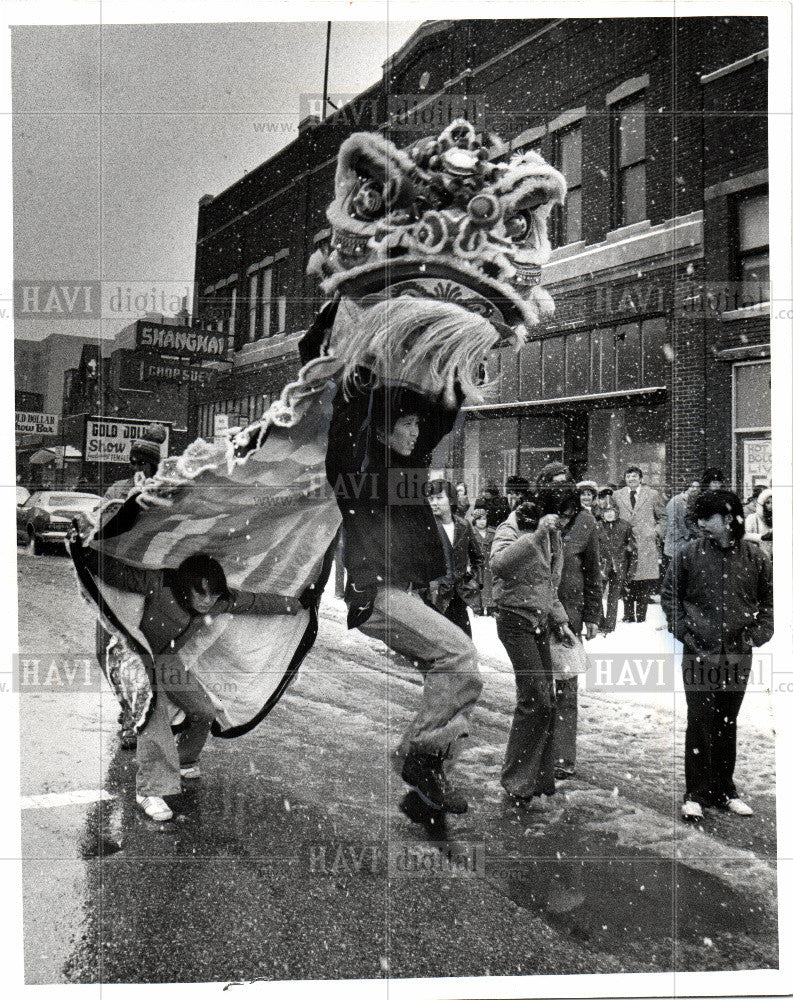 1976 Press Photo new year - lunar - chinese - Historic Images