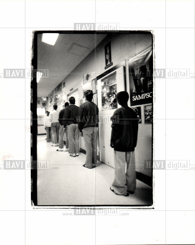 1986 Press Photo children village - Historic Images