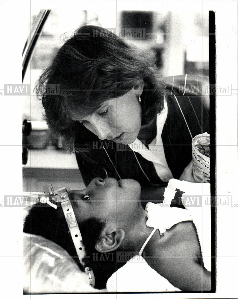 1981 Press Photo CHILDREN&#39;S HOSPITAL OF DETROIT - Historic Images
