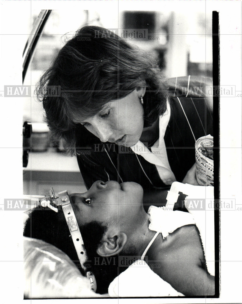 1981 Press Photo CHILDREN'S HOSPITAL OF DETROIT - Historic Images