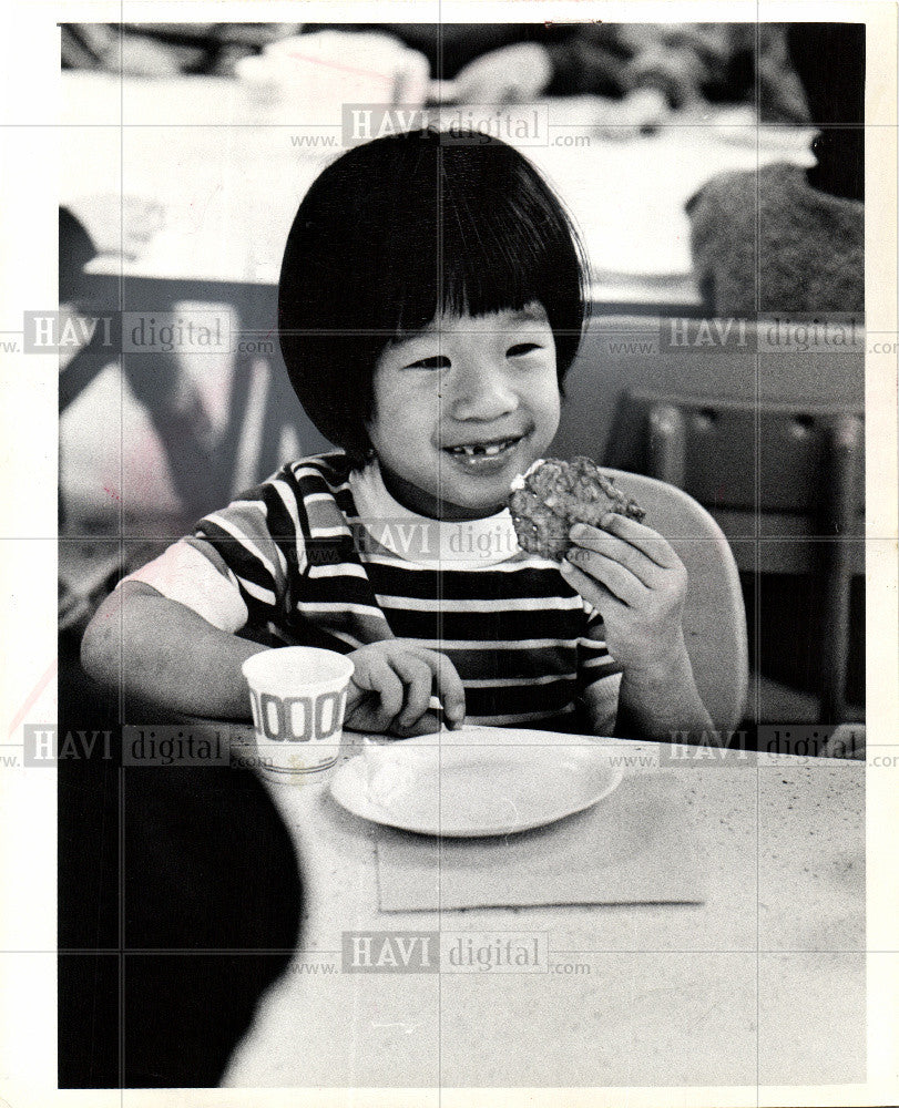 1972 Press Photo Children-Oriental - Historic Images