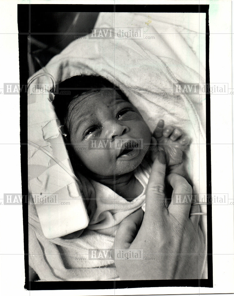 1986 Press Photo Baby doe&#39;s mother - Historic Images