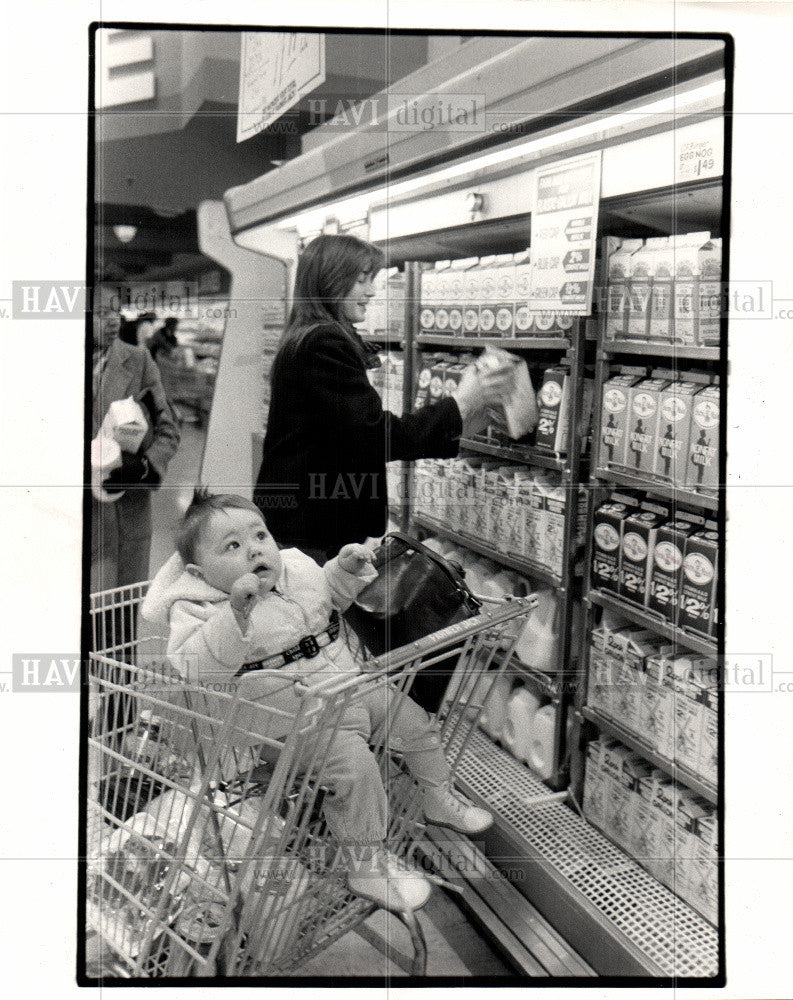 1984 Press Photo Tammy Geftos children Jentaee infant - Historic Images