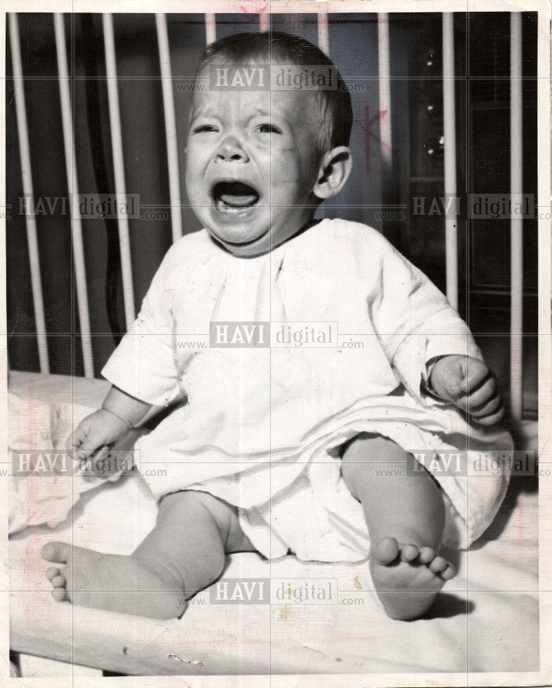 1967 Press Photo Michael Doe Children Infant - Historic Images