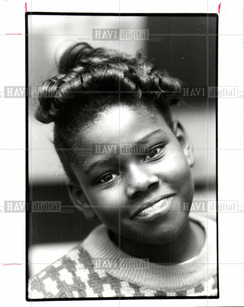 1993 Press Photo KeyonaMack,Remus,Robinson,school,faces - Historic Images