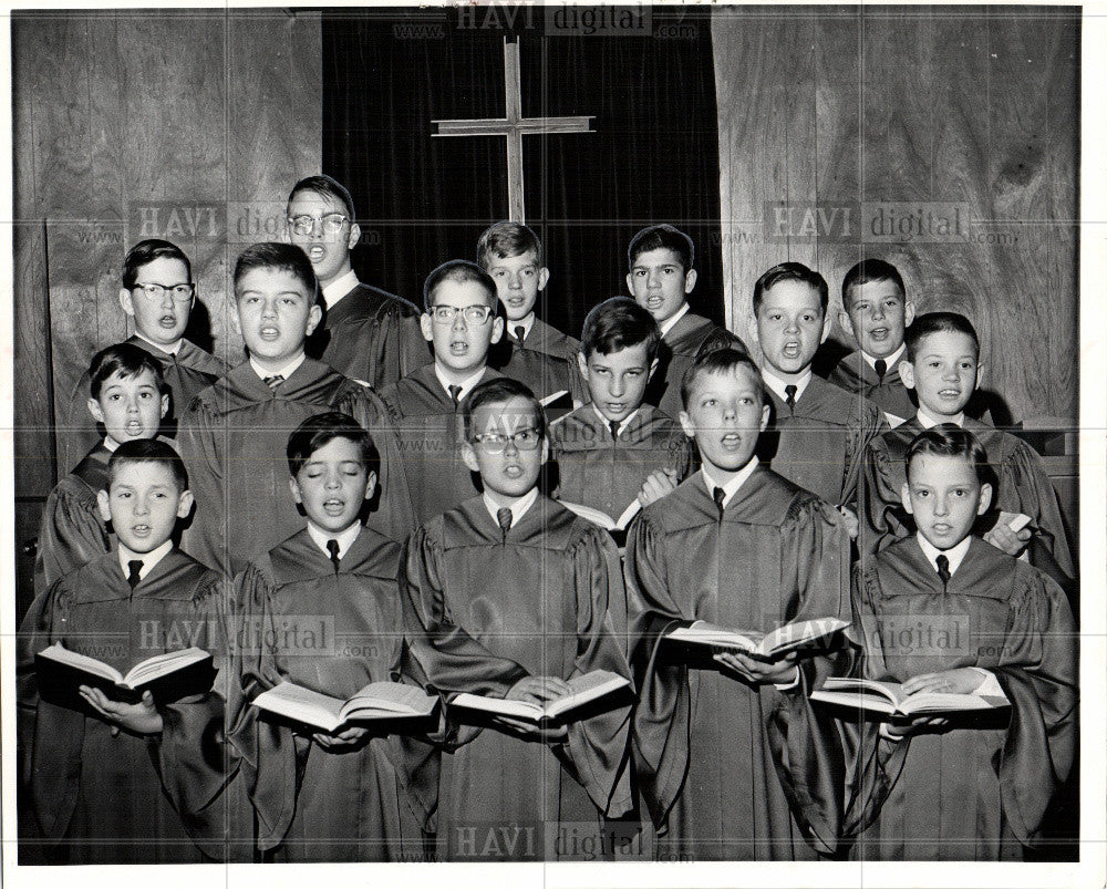 1965 Press Photo Waldo Grand Ledge Choir - Historic Images