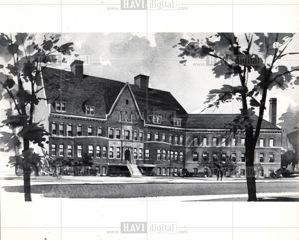 Press Photo Childrens hospital of michigan - Historic Images