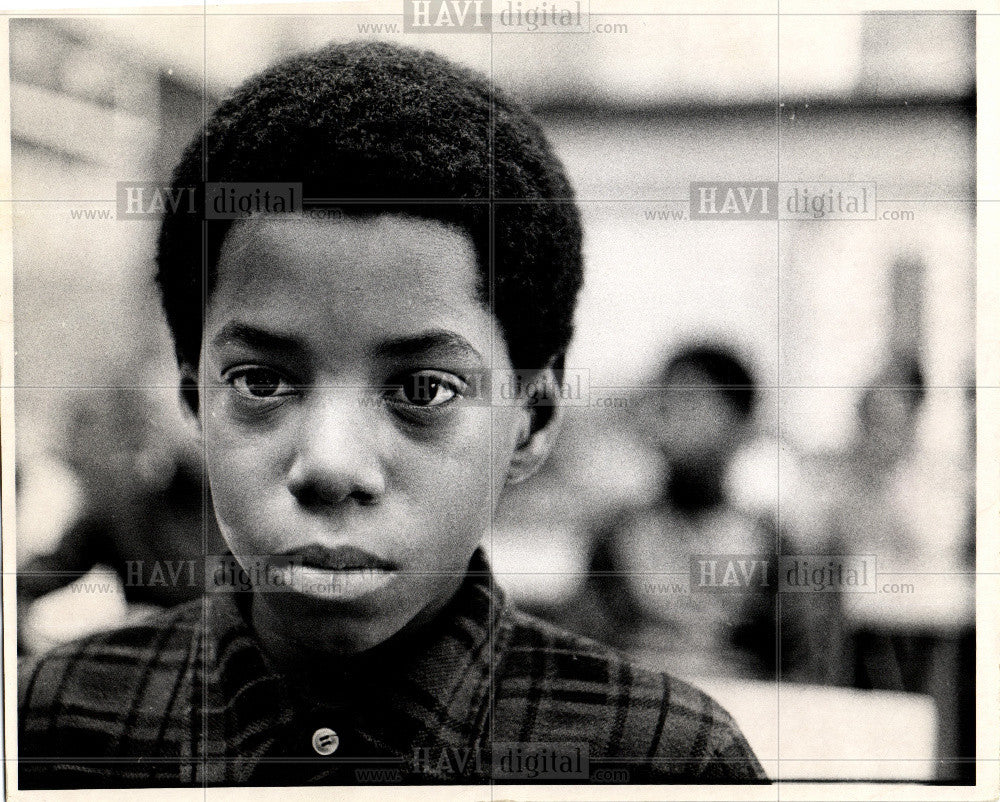 1974 Press Photo Education Detroit Desegregation - Historic Images