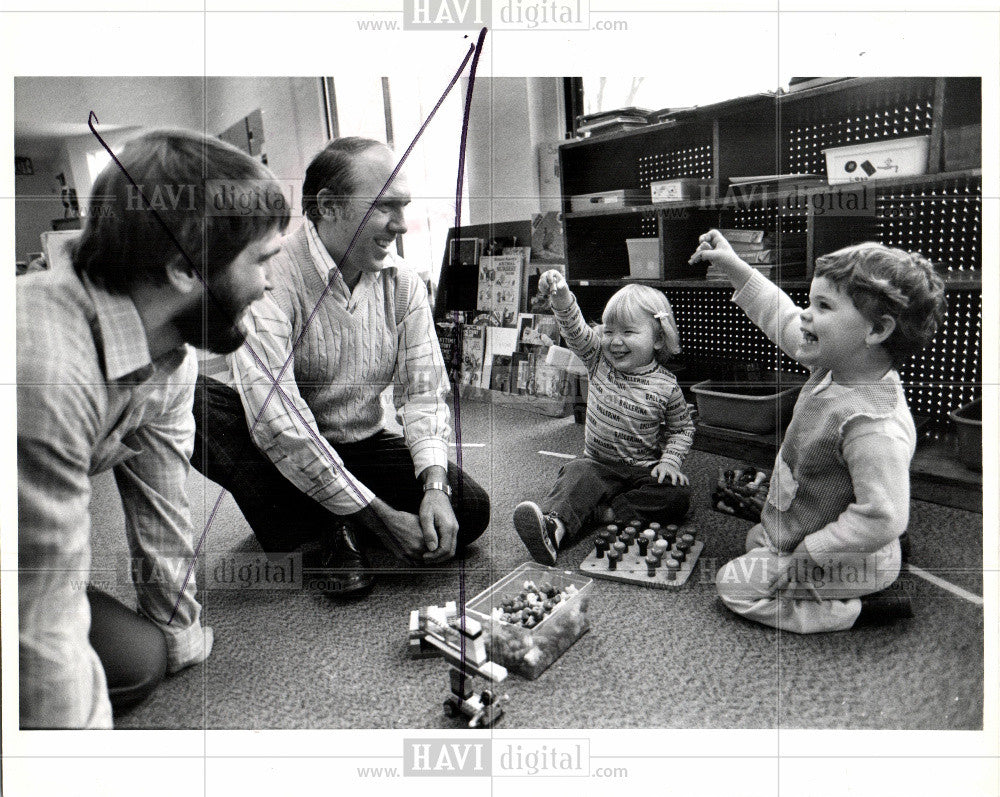 1980 Press Photo CHILDREN - PRESCHOOL - Historic Images