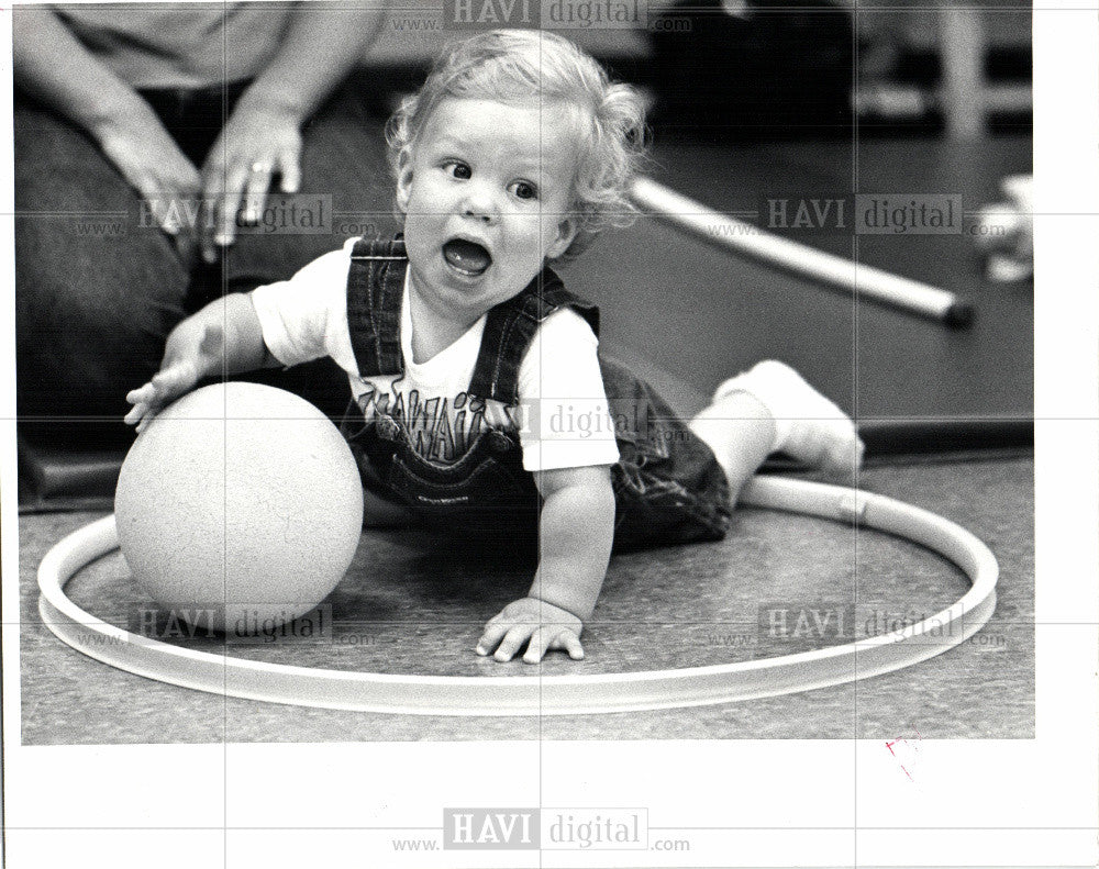 1982 Press Photo Nathan Weigl at nine months - Historic Images