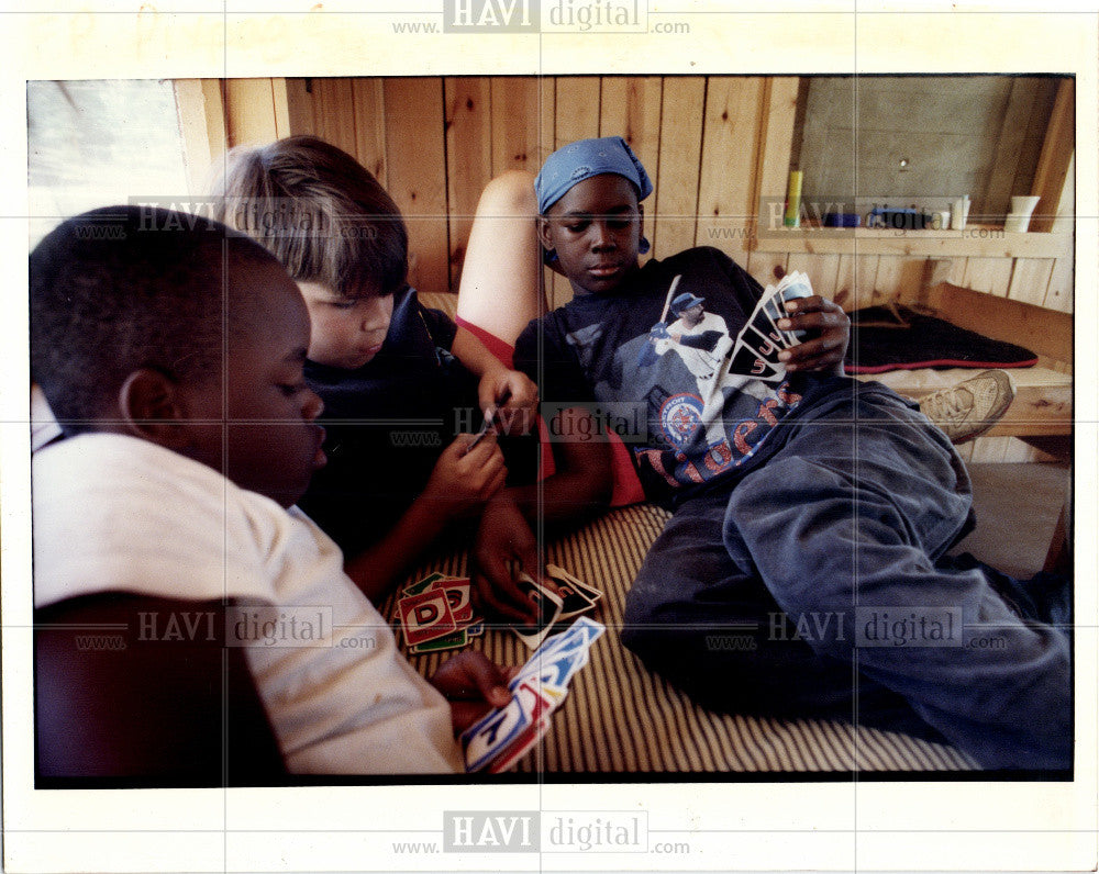 1992 Press Photo Sam Jones Dan Shepheard Kevin Collins - Historic Images