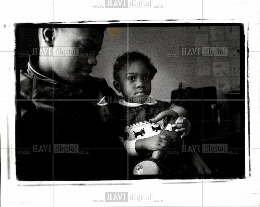 1993 Press Photo children-first  man&#39;s-life - Historic Images