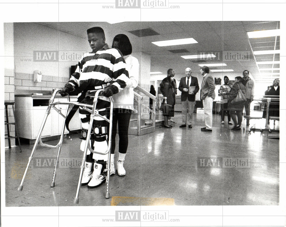 1993 Press Photo Lawrence Turner (16Yrs) of Detroit - Historic Images