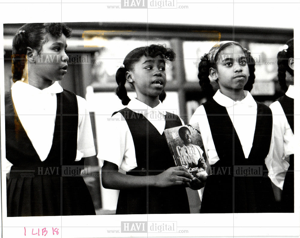 1993 Press Photo Duffield Elementary students - Historic Images