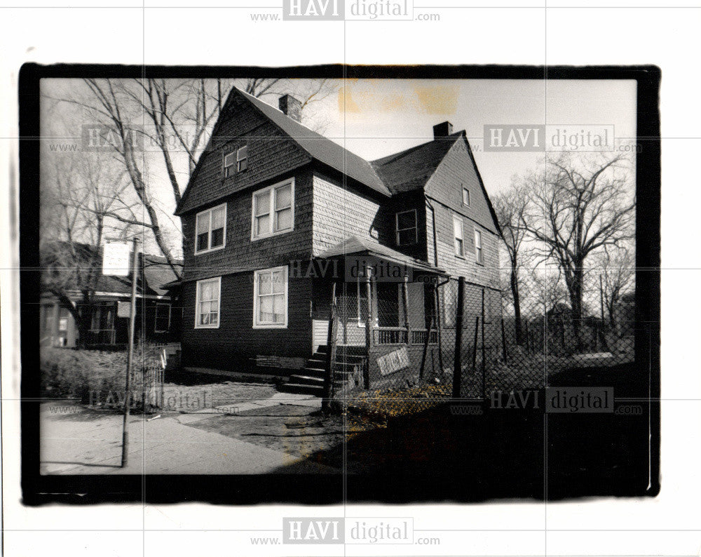 1989 Press Photo crack house detroit - Historic Images