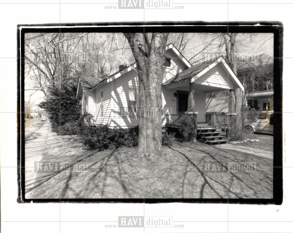 1989 Press Photo Crack houses Detroit - Historic Images