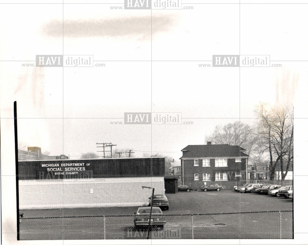 1989 Press Photo Crack House, Detroit - Historic Images