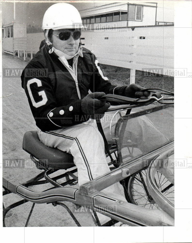 1980 Press Photo Jim Hawkins Bill Gale Windsor Raceway - Historic Images