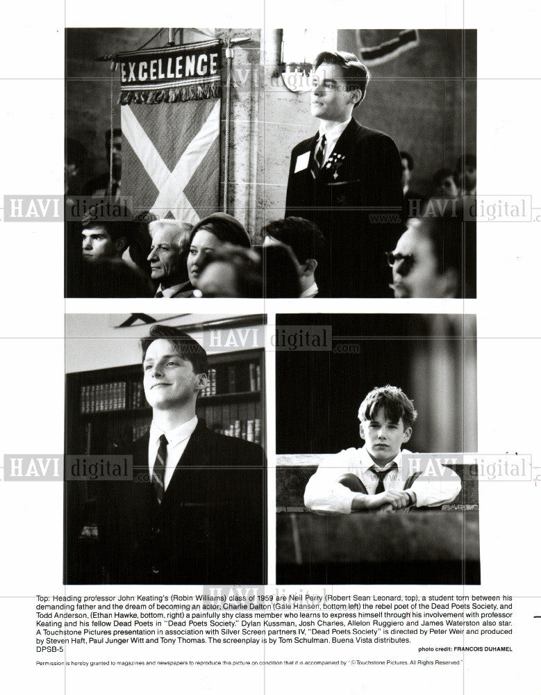 1989 Press Photo Ethan Hawke Actor - Historic Images