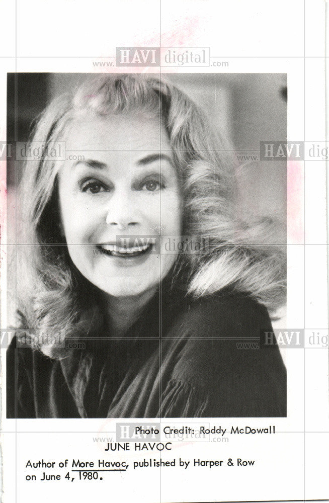 1980 Press Photo June Havoc actress author More Havoc - Historic Images