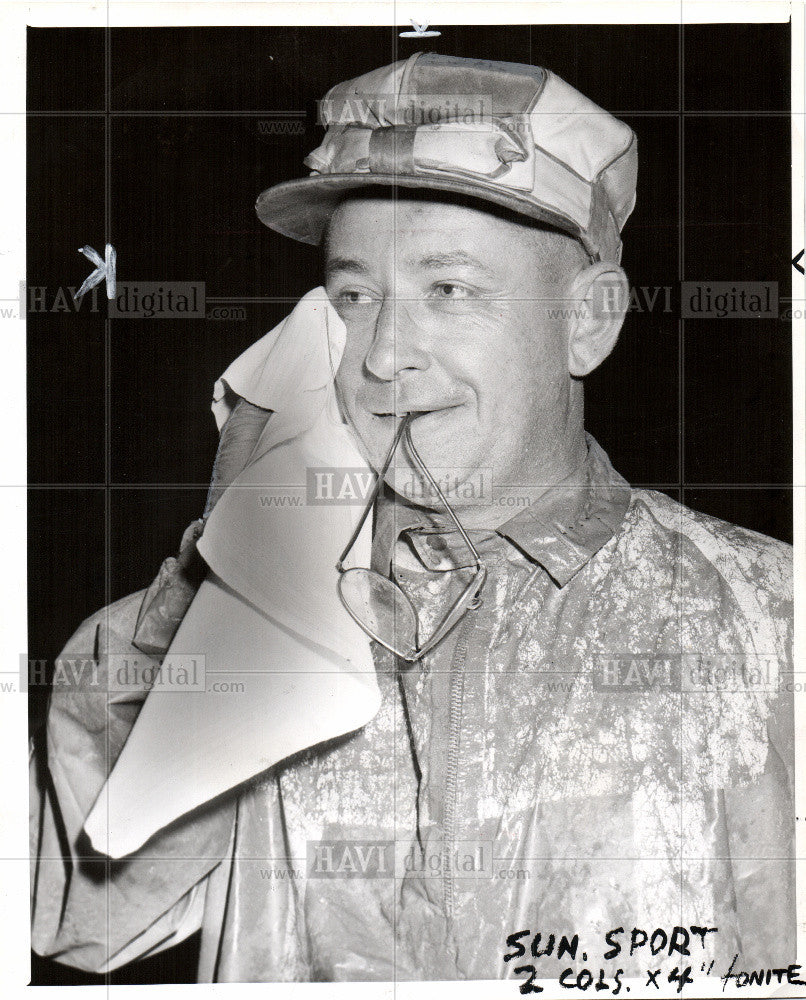 1957 Press Photo Billy Haughton American harness driver - Historic Images