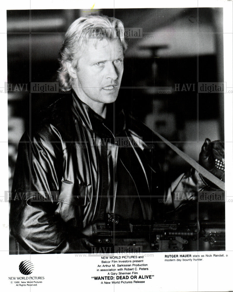 1987 Press Photo stage, television and film actor. - Historic Images