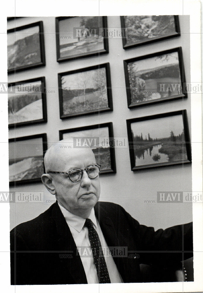 1964 Press Photo James Haswell knight newspapers - Historic Images