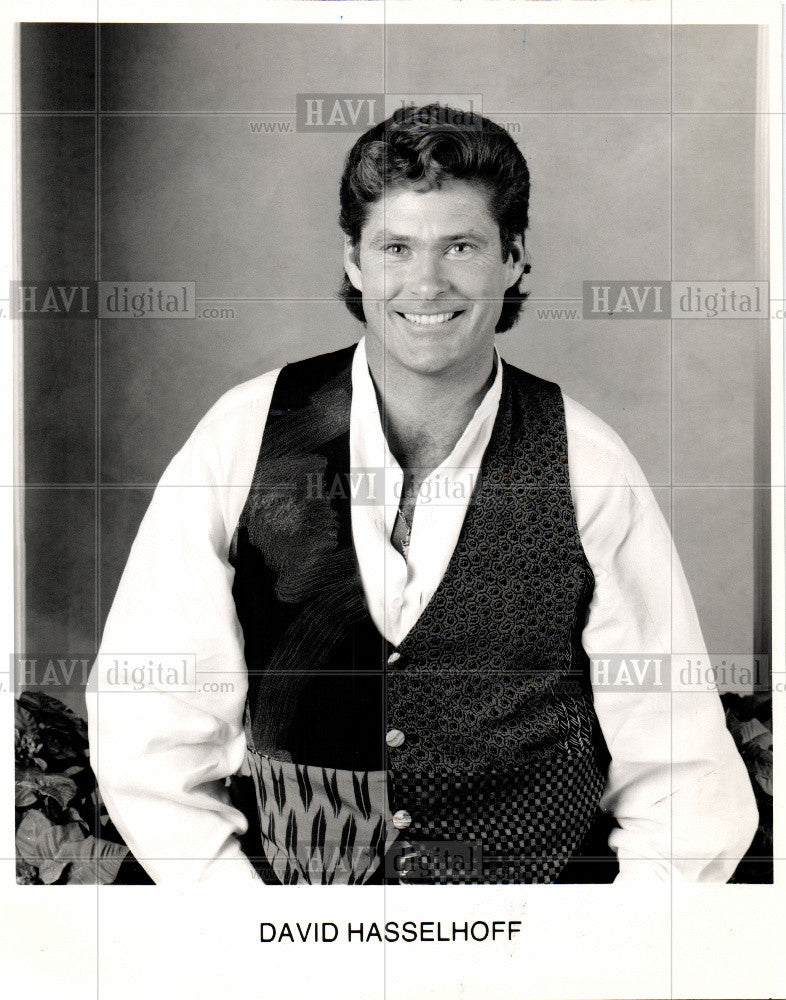 1993 Press Photo David Michael Hasselhoff - Actor - Historic Images