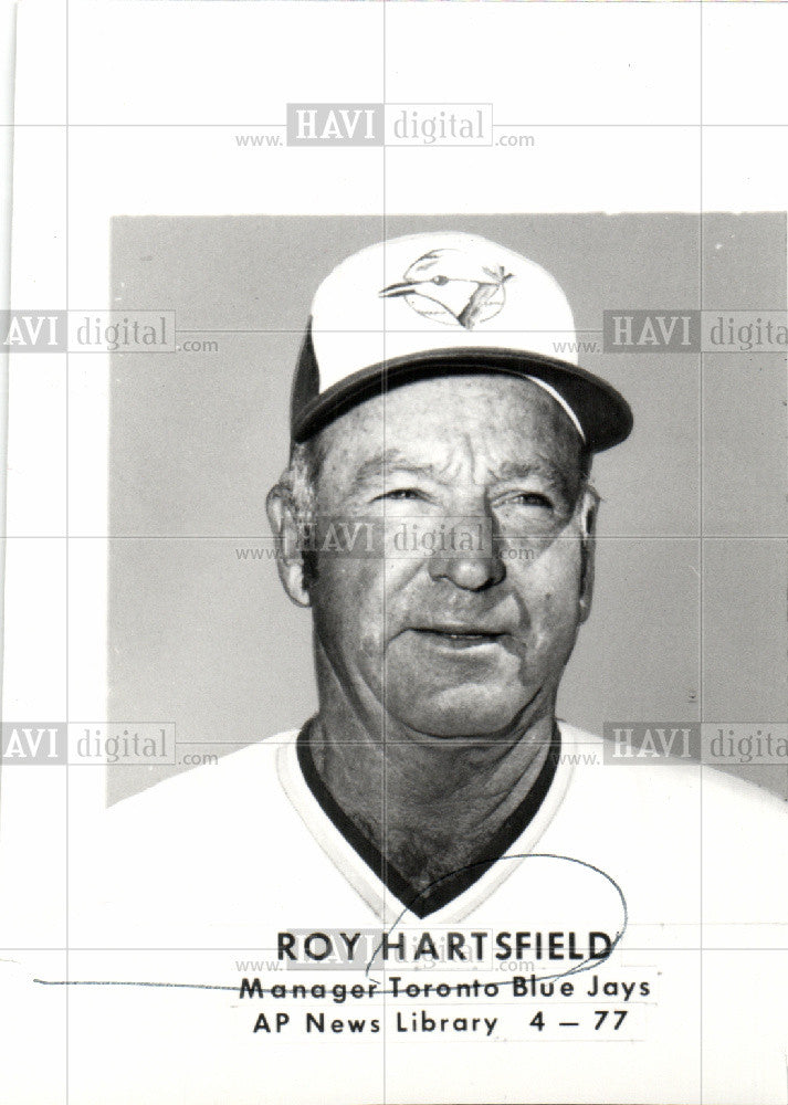 1977 Press Photo Roy Thomas Hartsfield - MLB - Historic Images