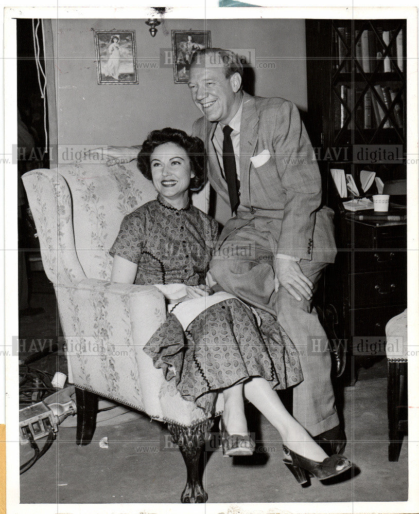 1954 Press Photo Paul Hartman American dancer - Historic Images