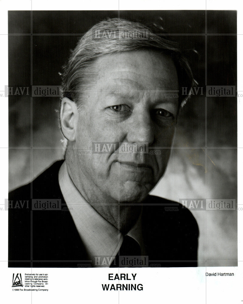 1989 Press Photo David Hartman - Historic Images